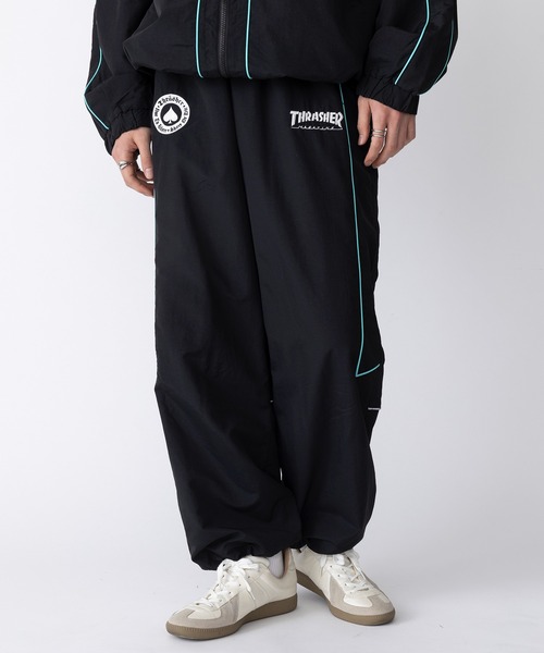 THRASHER(スラッシャー)の「【THRASHER】(U)ナイロン タスラン ラインパンツ 017280(その他パンツ・メンズ・ホワイト/ブラック・LL/M/L)」の5枚目の写真