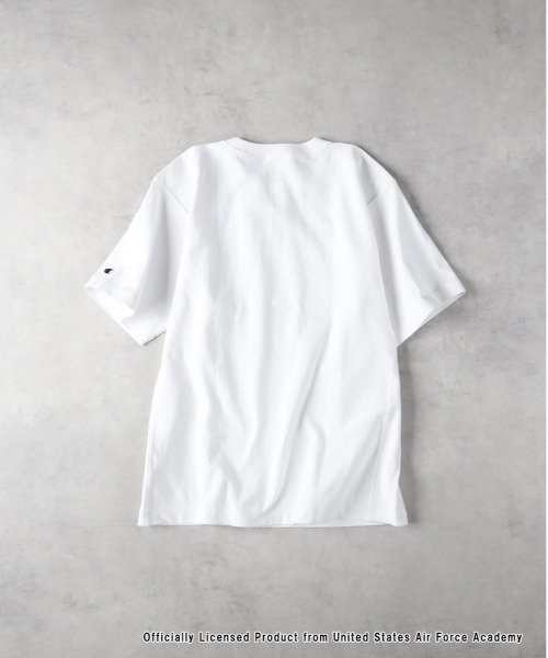 Champion（チャンピオン）の「Champion(チャンピオン)【メンズ】リバースウィーブプリントTシャツ（Tシャツ/カットソー・メンズ・ホワイト/ネイビー/ネイビー×ホワイト・L/XL/M）」の5枚目の写真