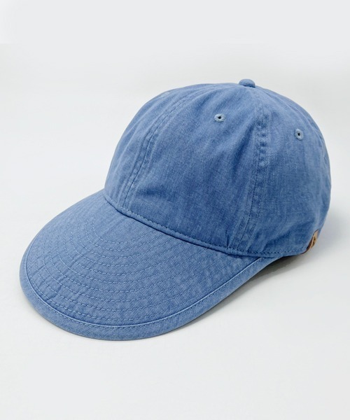 polcadot（ポルカドット）の「LONGBILL CAP/コットン ロングブリムキャップ（キャップ・レディース・ブラック/ブルー/ベージュ・FREE）」の18枚目の写真