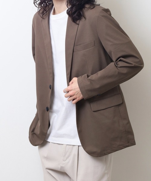 URBAN SQUARE(アーバンスクエア)の「URBAN SQUARE ブレサブルクール テーラードジャケット(テーラードジャケット・メンズ・ブラック/チャコール/ネイビー/モカ・LL/L/M)」の18枚目の写真