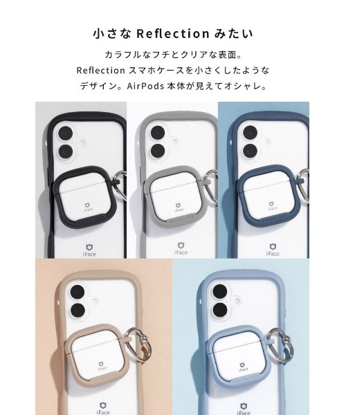 AirPods(第4世代) 専用 iFace Reflection ポリカーボネートクリア
