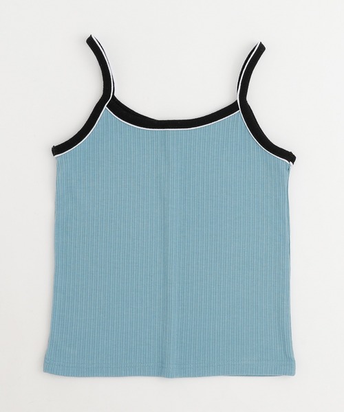 URBAN CHERRY(アーバンチェリー)の「【快適さらリブ素材】ハートプリント配色パイピングキャミソール(キャミソール・キッズ・ピンク/アイボリー/ブラック/ブルー・110cm/120cm/130cm/140cm/150cm)」の14枚目の写真