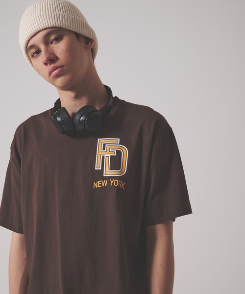 FIRST DOWN(ファーストダウン)の「ショートスリーブ Tシャツ コットンジャージ #3(Tシャツ/カットソー・メンズ・イエロー/ブラウン/ブラック・L/XL/M)」の2枚目の写真