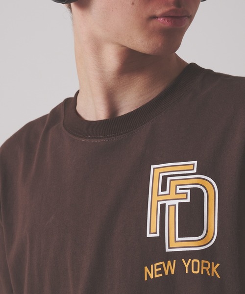 FIRST DOWN(ファーストダウン)の「ショートスリーブ Tシャツ コットンジャージ #3(Tシャツ/カットソー・メンズ・イエロー/ブラウン/ブラック・L/XL/M)」の18枚目の写真