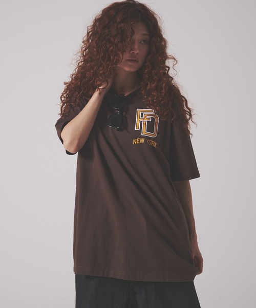 FIRST DOWN(ファーストダウン)の「ショートスリーブ Tシャツ コットンジャージ #3(Tシャツ/カットソー・メンズ・イエロー/ブラウン/ブラック・L/XL/M)」の21枚目の写真