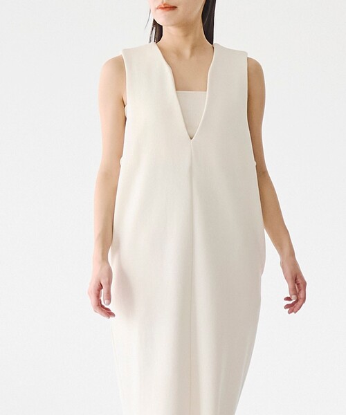 RONEL(ロネル)の「【防しわ/マシンウォッシュ】ネップジョーゼット ワンピース(NEW)(ワンピース・レディース・ブラック/ライトブルー/ホワイト・S/M/L)」の5枚目の写真