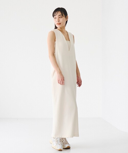 RONEL(ロネル)の「【防しわ/マシンウォッシュ】ネップジョーゼット ワンピース(NEW)(ワンピース・レディース・ブラック/ライトブルー/ホワイト・S/M/L)」の6枚目の写真