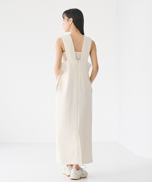 RONEL(ロネル)の「【防しわ/マシンウォッシュ】ネップジョーゼット ワンピース(NEW)(ワンピース・レディース・ブラック/ライトブルー/ホワイト・S/M/L)」の8枚目の写真
