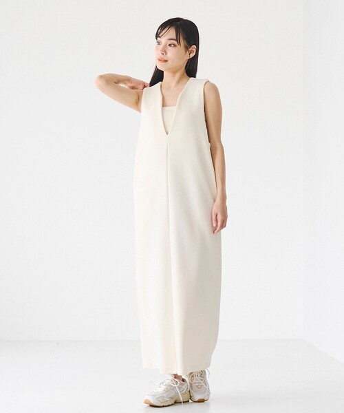 RONEL(ロネル)の「【防しわ/マシンウォッシュ】ネップジョーゼット ワンピース(NEW)(ワンピース・レディース・ブラック/ライトブルー/ホワイト・S/M/L)」の9枚目の写真