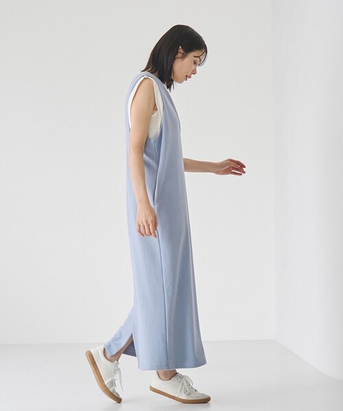 RONEL(ロネル)の「【防しわ/マシンウォッシュ】ネップジョーゼット ワンピース(NEW)(ワンピース・レディース・ブラック/ライトブルー/ホワイト・S/M/L)」の19枚目の写真