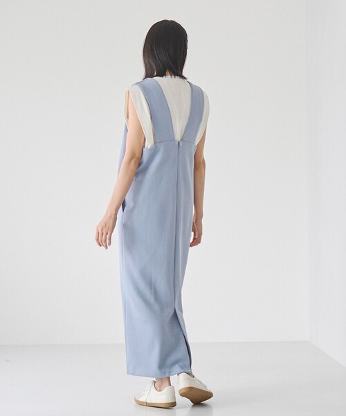 RONEL(ロネル)の「【防しわ/マシンウォッシュ】ネップジョーゼット ワンピース(NEW)(ワンピース・レディース・ブラック/ライトブルー/ホワイト・S/M/L)」の20枚目の写真
