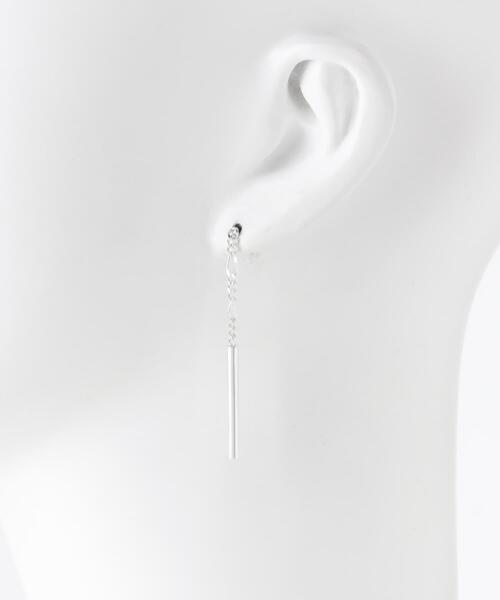 SMELLY(スメリー)の「SMELLY so’ cylindrical pierce(ピアス(両耳用)・レディース・シルバー・-)」の5枚目の写真