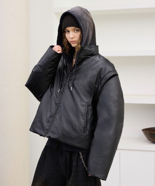 soerte（ソエルテ）の「2way high neck down jacket / 2wayハイネック