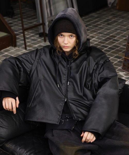 soerte（ソエルテ）の「2way high neck down jacket / 2wayハイネック