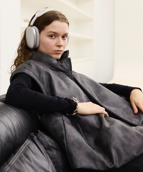 soerte（ソエルテ）の「2way high neck down jacket / 2wayハイネックリアルダウンジャケット（ダウンジャケット/コート・メンズ・ブラック/ブラウン/ブラック系その他・3/2/1）」の10枚目の写真