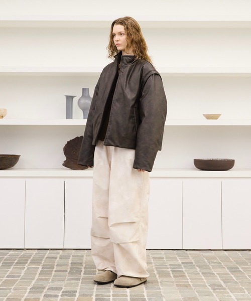 soerte（ソエルテ）の「2way high neck down jacket / 2wayハイネック