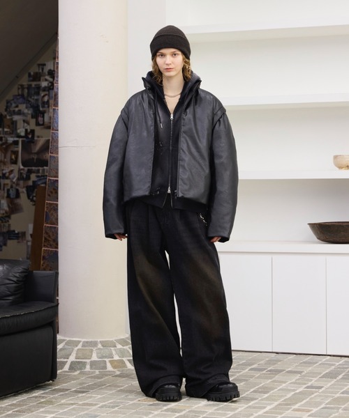 soerte（ソエルテ）の「2way high neck down jacket / 2wayハイネック