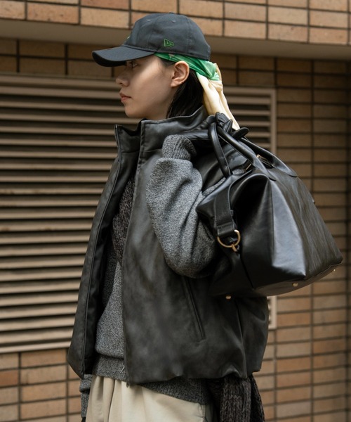 soerte 2wayハイネックリアルダウンジャケット ブラック　サイズ3 2way high neck down jacket / 2wayハイネックリアルダウンジャケット