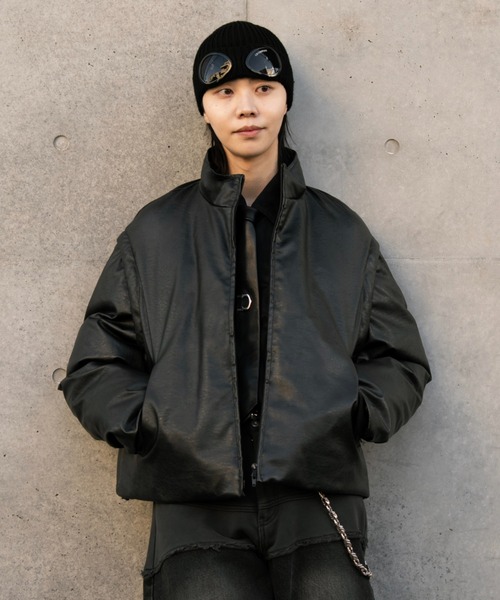 2way high neck down jacket / 2wayハイネックリアルダウンジャケット