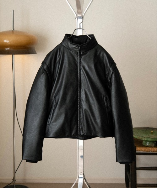 2way high neck down jacket / 2wayハイネックリアルダウンジャケット