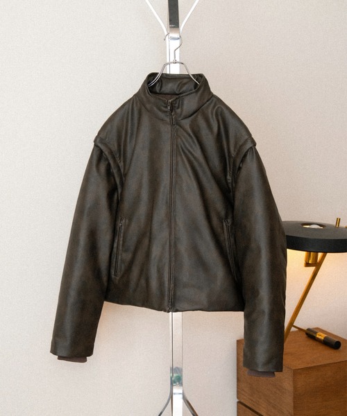 セール】2way high neck down jacket / 2wayハイネックリアルダウン