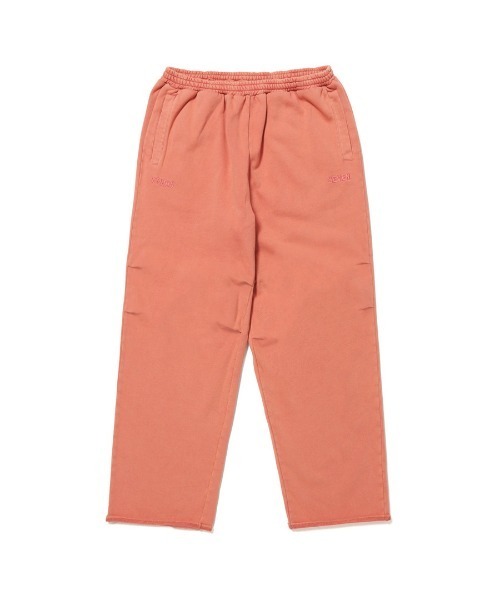 STUDIO SEVEN(スタジオ セブン)の「Garment Dye Embroidery Pants【STUDIOSEVEN/スタジオセブン】(スウェットパンツ・メンズ・チャコールグレー/ピンク・MEDIUM/LARGE/X-LARGE)」の1枚目の写真