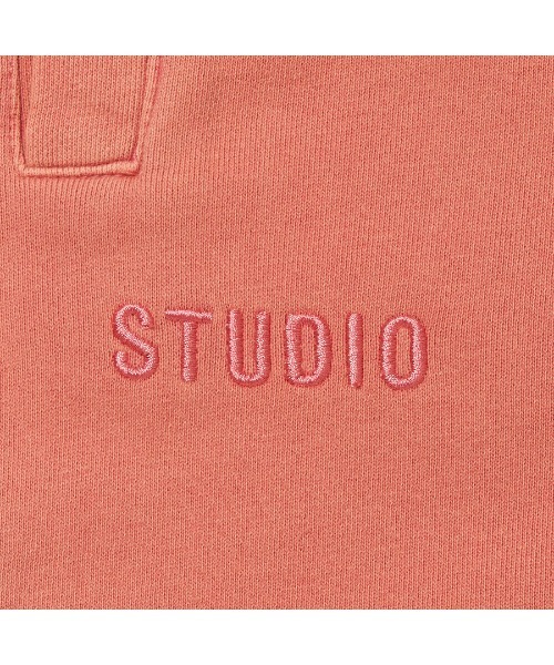 STUDIO SEVEN(スタジオ セブン)の「Garment Dye Embroidery Pants【STUDIOSEVEN/スタジオセブン】(スウェットパンツ・メンズ・チャコールグレー/ピンク・MEDIUM/LARGE/X-LARGE)」の8枚目の写真