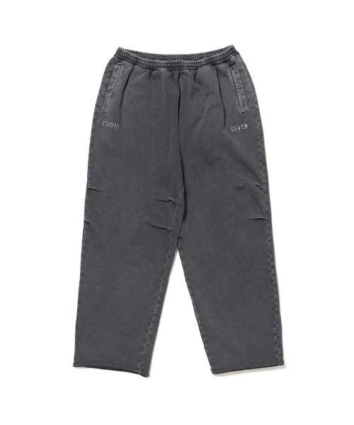 STUDIO SEVEN(スタジオ セブン)の「Garment Dye Embroidery Pants【STUDIOSEVEN/スタジオセブン】(スウェットパンツ・メンズ・チャコールグレー/ピンク・MEDIUM/LARGE/X-LARGE)」の14枚目の写真