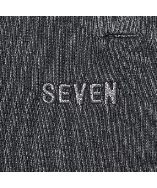 STUDIO SEVEN(スタジオ セブン)の「Garment Dye Embroidery Pants【STUDIOSEVEN/スタジオセブン】(スウェットパンツ・メンズ・チャコールグレー/ピンク・MEDIUM/LARGE/X-LARGE)」の4枚目の写真