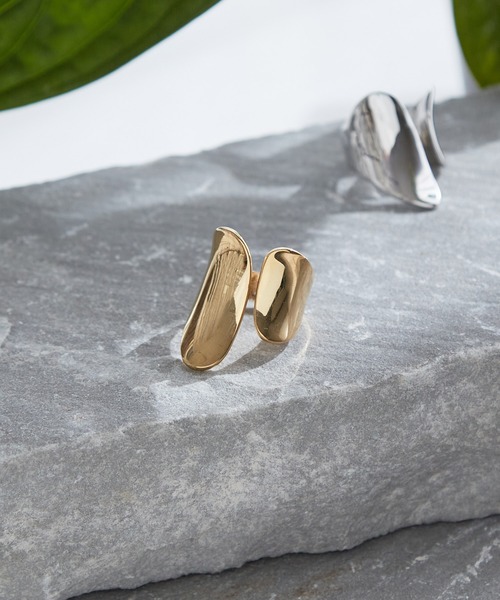 collex（コレックス）の「【dignif】スリットメタルリング（リング・レディース・ゴールド/シルバー・フリー）」の2枚目の写真