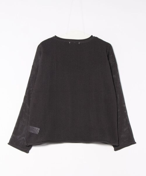 m.f.editorial(エムエフエディトリアル)の「【アンサンブル】m.f.エディトリアル レディース メッシュニット&タンクトップ アンサンブル(アンサンブル・レディース・グレー系その他2/ブラック/ベージュ・MEDIUM/LARGE)」の8枚目の写真