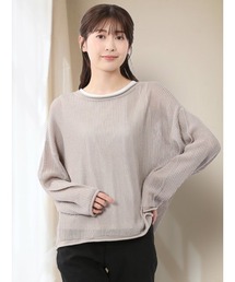 m.f.editorial（エムエフエディトリアル）の「【アンサンブル】m.f.エディトリアル レディース メッシュニット&タンクトップ アンサンブル（アンサンブル）」