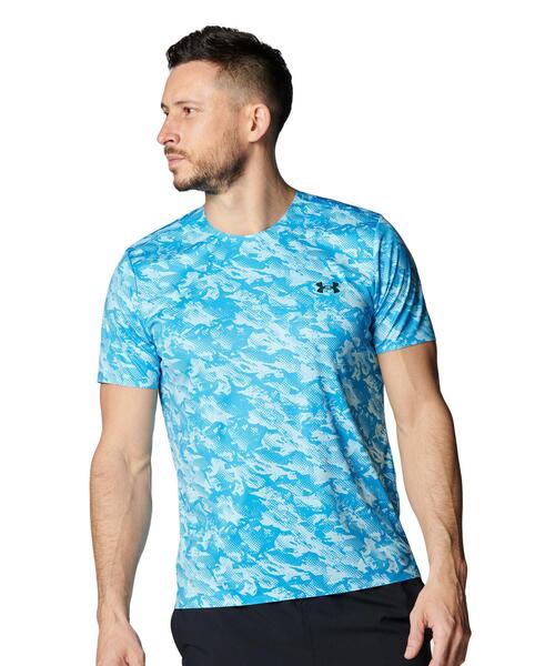 UNDER ARMOUR(アンダーアーマー)の「UAアーマードライ プロ ノベルティ ショートスリーブ Tシャツ(トレーニング/メンズ)(Tシャツ/カットソー・メンズ・ブルー系・L/M/S/2XL/XL)」の1枚目の写真