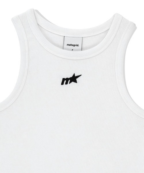MAHAGRID(マハグリッド)の「『mahagrid/マハグリッド』 M STAR TANK TOP /スターデザイン タンクトップ(タンクトップ・レディース・ホワイト/ブラック・FREE)」の12枚目の写真