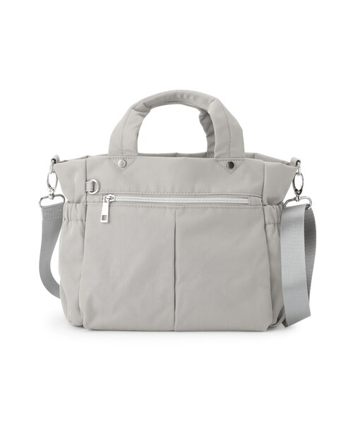 SHOO・LA・RUE(シューラルー)の「【撥水】フロントポケットトートバッグ(トートバッグ・レディース・ブラック/グレー/ライトブルー・00)」の10枚目の写真