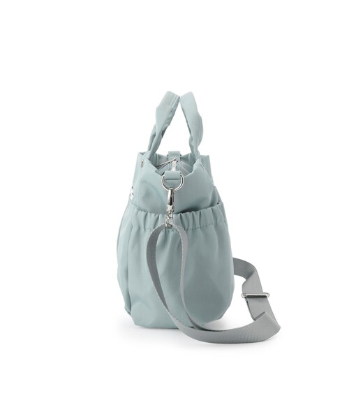 SHOO・LA・RUE(シューラルー)の「【撥水】フロントポケットトートバッグ(トートバッグ・レディース・ブラック/グレー/ライトブルー・00)」の13枚目の写真