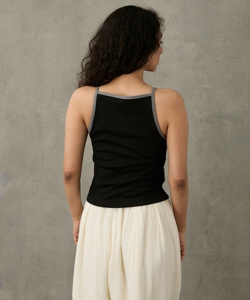 American sleeve camisole with cups / 水陸両用 カップ付き
