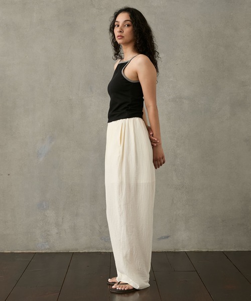 Stroove(ストルーヴ)の「American sleeve camisole with cups / 水陸両用 カップ付き アメリカンスリーブ キャミソール(キャミソール・レディース・オフホワイト/ブラウン/ブラック系・FREE)」の18枚目の写真