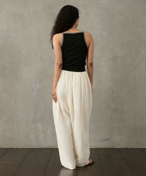 Stroove(ストルーヴ)の「American sleeve camisole with cups / 水陸両用 カップ付き アメリカンスリーブ キャミソール(キャミソール・レディース・オフホワイト/ブラウン/ブラック系・FREE)」の19枚目の写真