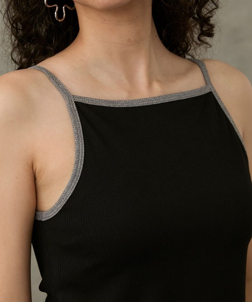 Stroove(ストルーヴ)の「American sleeve camisole with cups / 水陸両用 カップ付き アメリカンスリーブ キャミソール(キャミソール・レディース・オフホワイト/ブラウン/ブラック系・FREE)」の22枚目の写真