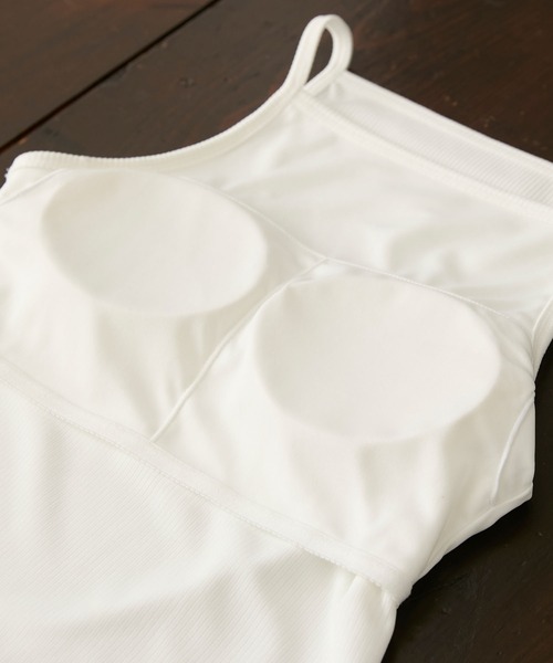 American sleeve camisole with cups / 水陸両用 カップ付き