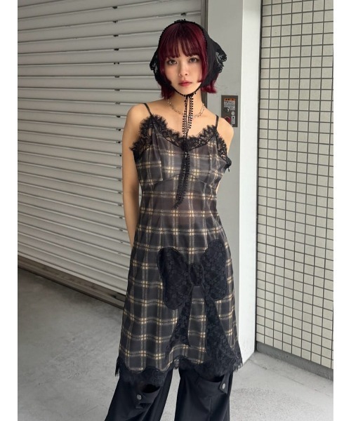 セール】TRIMMING LACE RIBBON CAMI OP トリミング レース