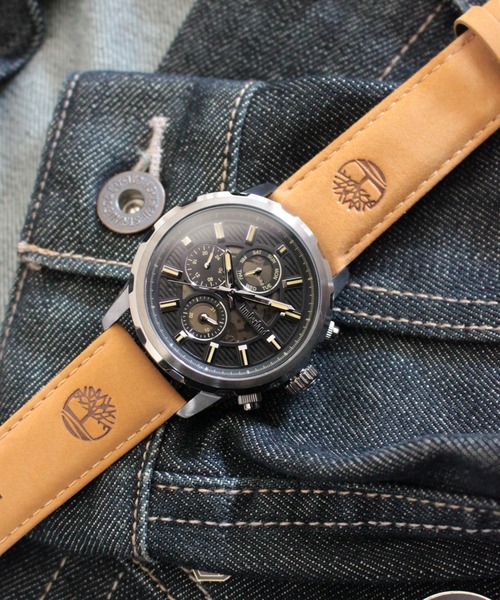 【在庫限り】 Timberland/ティンバーランド」ハンプトン ハーバー ブラック 時計