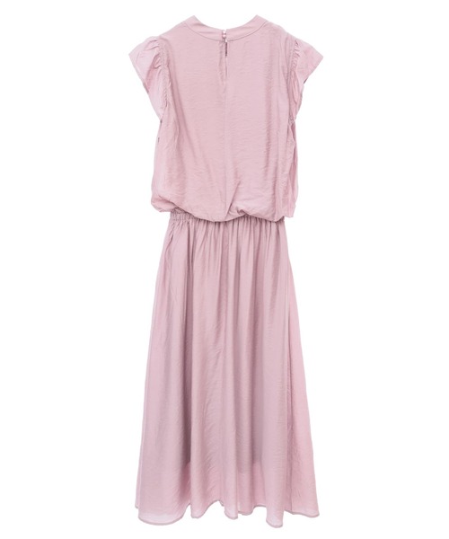 SOFFITTO(ソフィット)の「プチハイネック袖フリルワンピース(取り扱い店舗限定)(ワンピース・レディース・ベージュ/ブルー系その他/ピンク系その他/ブラック・FREE)」の5枚目の写真