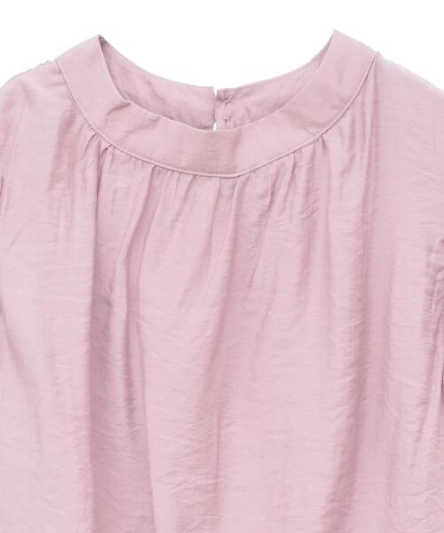 SOFFITTO(ソフィット)の「プチハイネック袖フリルワンピース(取り扱い店舗限定)(ワンピース・レディース・ベージュ/ブルー系その他/ピンク系その他/ブラック・FREE)」の6枚目の写真