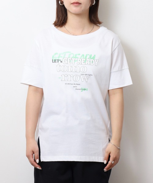 DIMENSIONE danza(ディメンシオーネ ダンツァ)の「プリントTシャツ(Tシャツ/カットソー・レディース・ホワイト・X-SMALL/SMALL)」の12枚目の写真