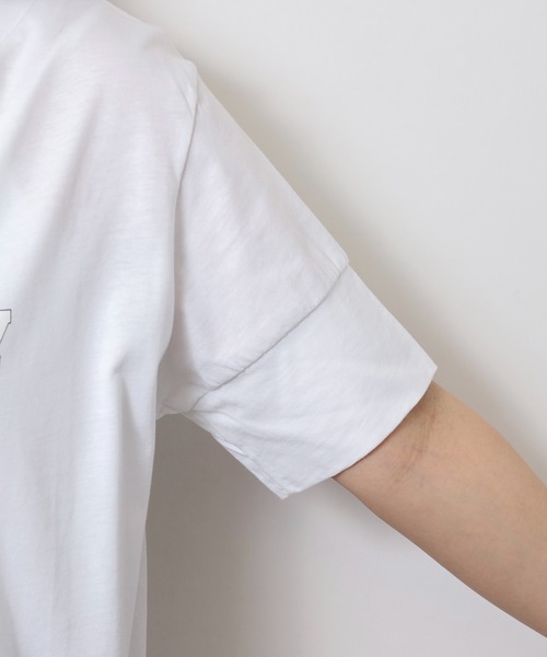 DIMENSIONE danza(ディメンシオーネ ダンツァ)の「プリントTシャツ(Tシャツ/カットソー・レディース・ホワイト・X-SMALL/SMALL)」の19枚目の写真