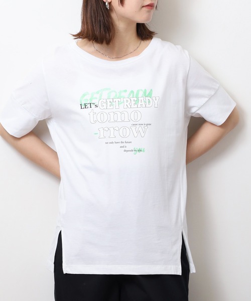 DIMENSIONE danza(ディメンシオーネ ダンツァ)の「プリントTシャツ(Tシャツ/カットソー・レディース・ホワイト・X-SMALL/SMALL)」の6枚目の写真