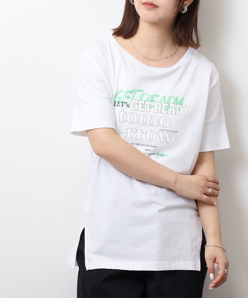 DIMENSIONE danza(ディメンシオーネ ダンツァ)の「プリントTシャツ(Tシャツ/カットソー・レディース・ホワイト・X-SMALL/SMALL)」の8枚目の写真