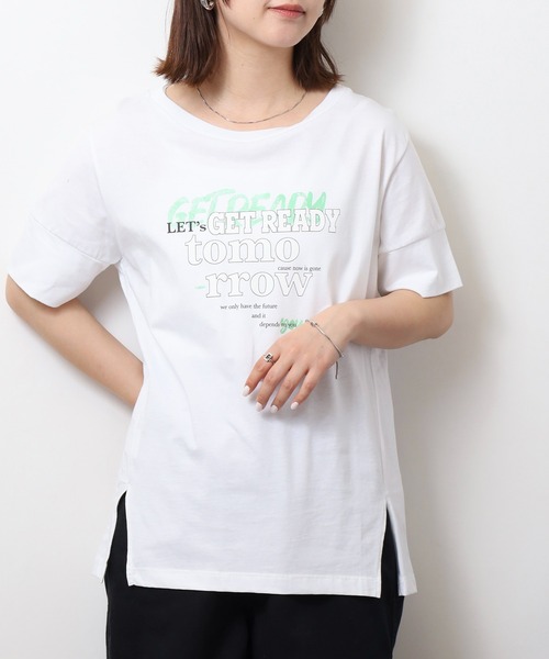 DIMENSIONE danza(ディメンシオーネ ダンツァ)の「プリントTシャツ(Tシャツ/カットソー・レディース・ホワイト・X-SMALL/SMALL)」の9枚目の写真
